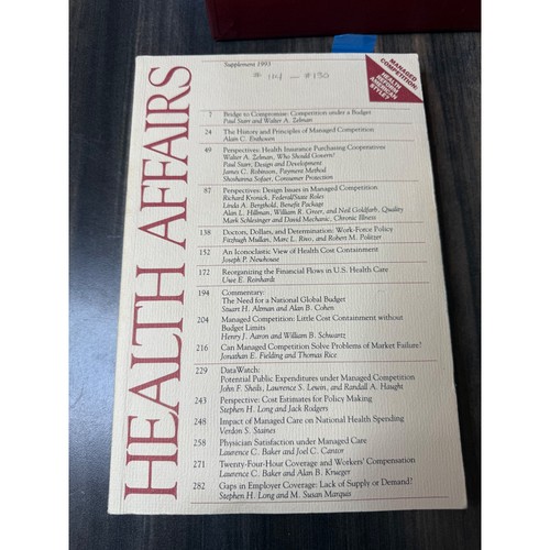 Health affairs managed - health,