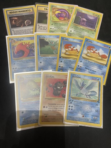 Set carte pokemon - , fossil