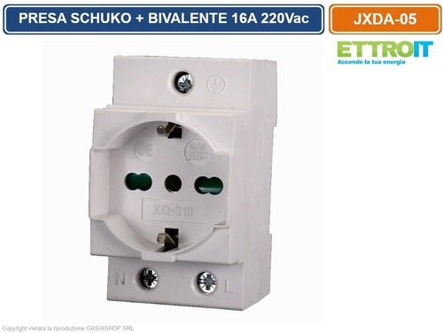 Presa schuko bipasso - schuko, guida