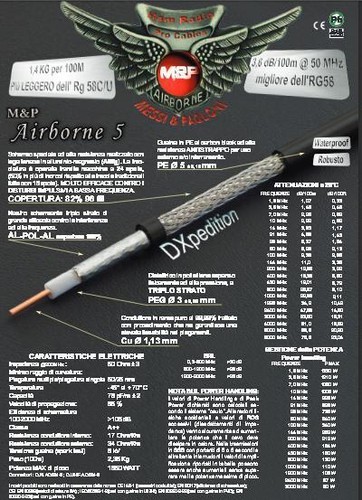 Cavo coassiale airborne - cavo, 5