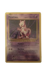 Carta di Mewtwo 1ª Edizione . Rara