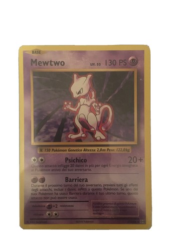 Carta mewtwo 1ª edizione - di,