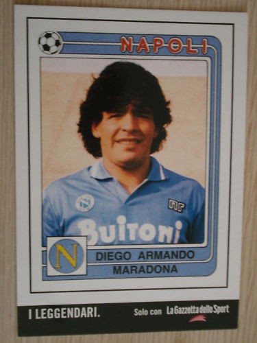 Promocard diego armando - diego,