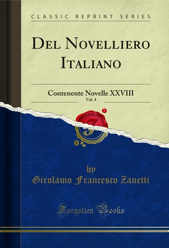 Del novelliero italiano vol - novelliero, italiano,