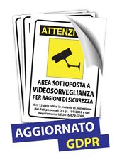 3 x Adesivi per Cartelli