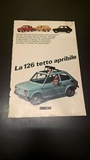 VINTAGE EDITORIALE - AUTO FIAT 126 TETTO APRIBILE