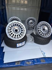 Cerchi in lega lancia delta hf montecarlo 15 4x98 originali rally 1988 fiat toyo