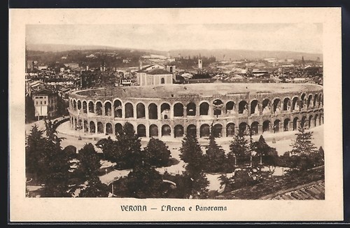 Verona arena e panorama - verona,,