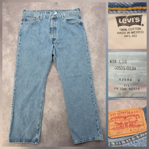 Jeans vintage levis 501 uomo - jeans,