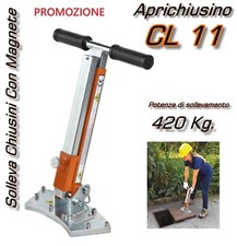 Alza Chiusini Magnetico Curvo ITALIFTERS Tombini Caditoie Griglie in Ferro CL11