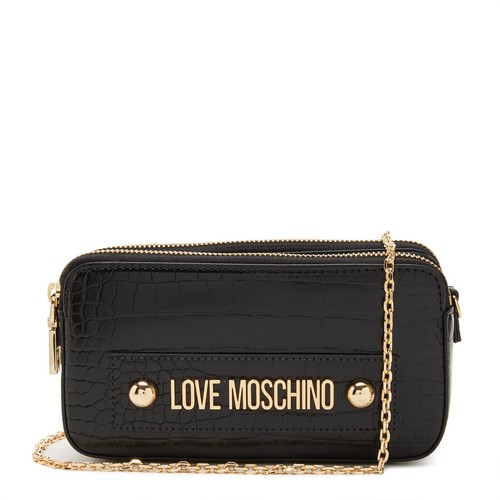 Mini borsa love moschino croco - moschino,