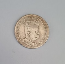 1 LIRA  UMBERTO I  Colonia