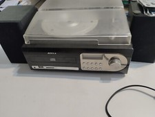 GIRADISCHI AUDIOLA CON LETTORE CD, LETTORE MUSICASSETTE, RADIO AM/FM
