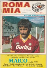 LOTTO 6 RIVISTE RARE ROMA MIA DEGLI ANNI 80 - COLLEZIONISMO CALCIO - VINTAGE -