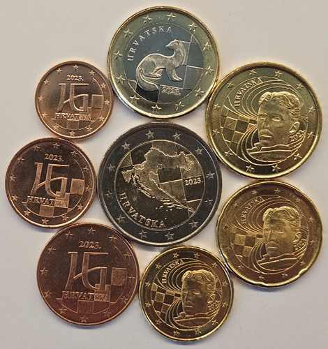 Croazia 2023 euro set 1 - croazia,