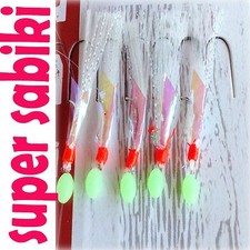 SABIKI PESCA SGOMBRI SURI ESCA ARTIFICIALE AMI CON PIUME TRAINA ARTIFICIALI MARE