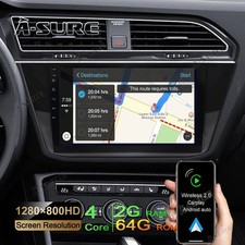 Per VW Tiguan AD1 AX1 2016-2020 2+64G Android 14 autoradio carplay navigatore WIFI RDS