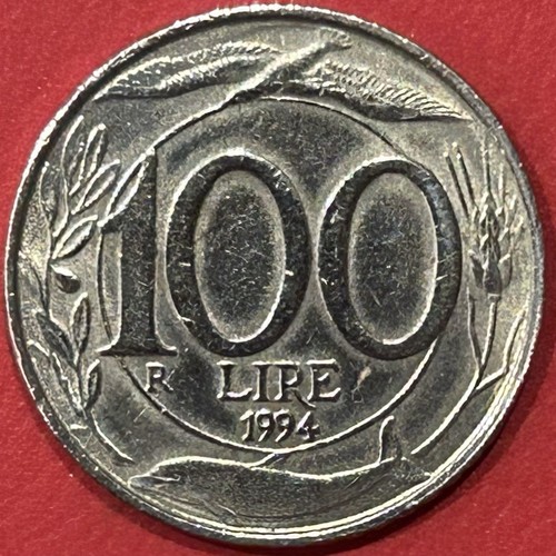 Moneta 100 lire 1994 italia - 100,