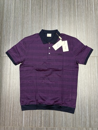 Shirt uomo brioni viola - t,