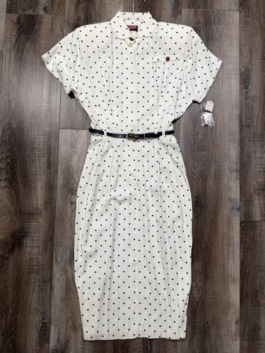 Abito nero pois vintage - nero, anni
