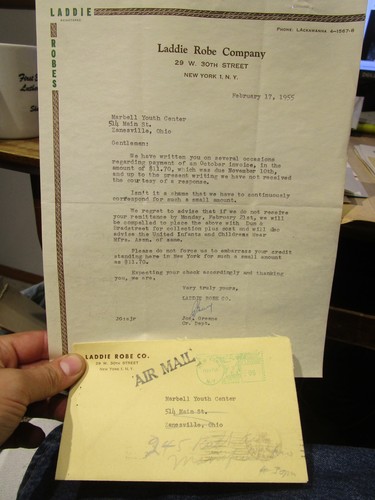 1955 laddie robe company new - robe,