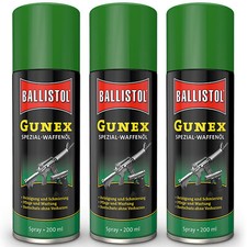 3x Ballistol Gunex 22200 olio