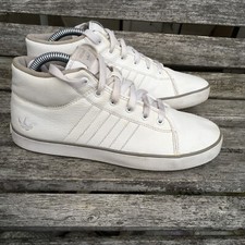 Adidas Indoor Tennis 5/8K Mid Scarpe da Ginnastica Bianco UK 5 EU 38 Sport Scuola