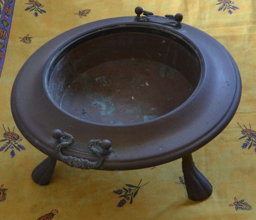 Antico braciere rame - in,