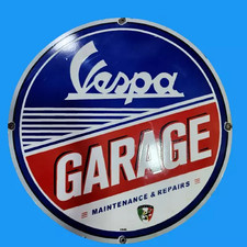 INSEGNA SMALTATA PORCELLANA