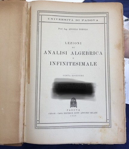 Lezioni analisi algebrica e - di,