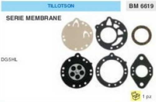 Kit serie membrane carburatore - serie,