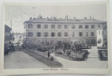 CARTOLINA CARATE BRIANZA MUNICIPIO MONZA LOMBARDIA ANIMATA PAESAGGISTICA