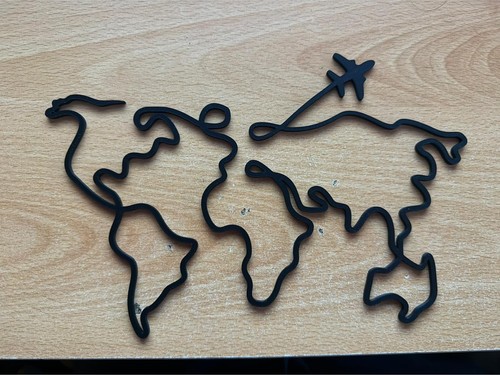Decorazione parete mappa - da,