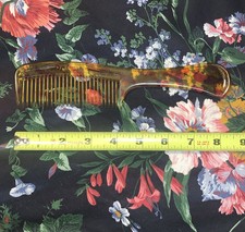 Pettine vintage GOODY 8,5" tartaruga guscio tartaruga design giraffa manico plastica USA