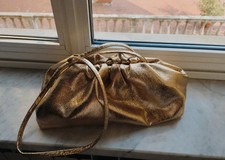 Metallic Gold Pouch Bag - New