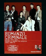 ROMANZO CRIMINALE manifesto poster Kim Rossi Stuart Favino Santamaria Placido E4