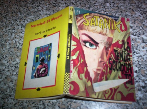 Satanik originale corno - n.61,