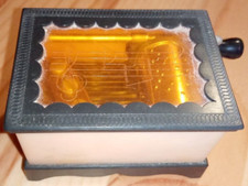 CARILLON Scatola musicale Music box Rock-a-bye baby ninna nanna vintage lullabye