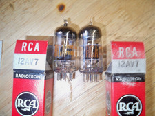 Coppia tubi RCA 12AV7 vintage
