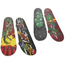 Skateboard retrò 24" pollici completo ponte incrociatore pattinatore tavola in legno Regno Unito