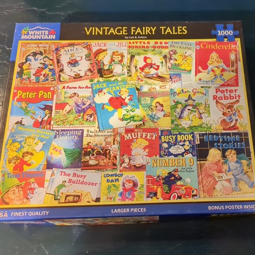 Puzzle montagna bianca vintage - montagna,