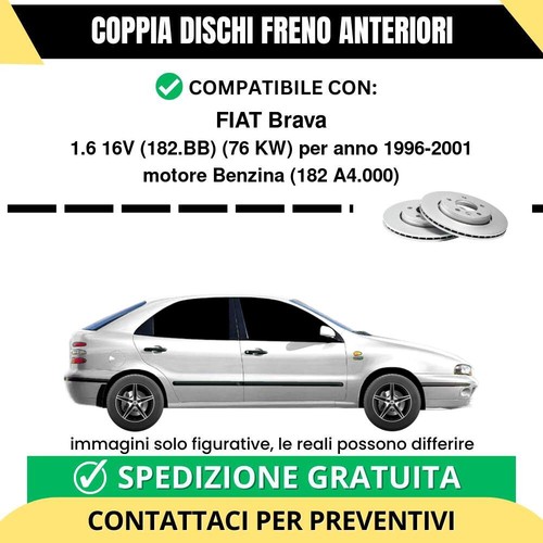 Coppia dischi freno - dischi, anteriori