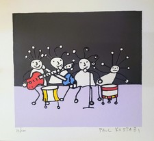 Paul Kostabi Serigrafia  Sprkl