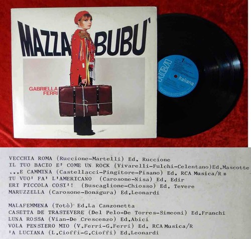 Gabriella ferri mazzabubu - lp,
