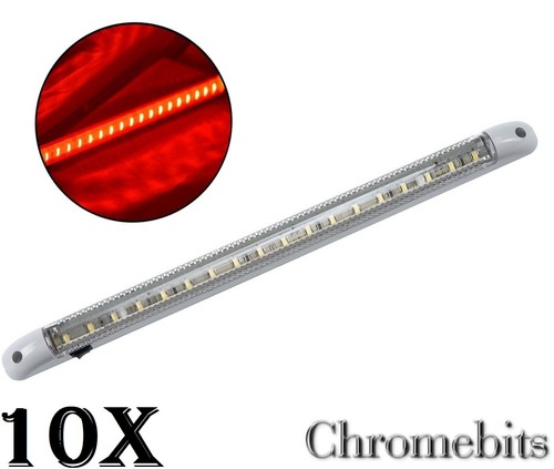 10x marine led rosso - led,