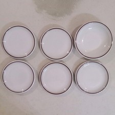 Richard Ginori Vintage 60/70s 6 Piatti Ceramica Plates Decoro A Mano Made  Italy