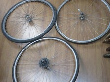 lotto 3 CERCHIONI RUOTE per biciclette da corsa vintage FIR AMBROSIO cerchi 63 c