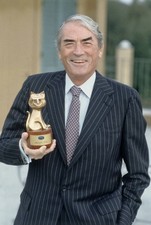 Gregory Peck showing smiling