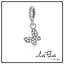 Charm pendente Farfalla strass
