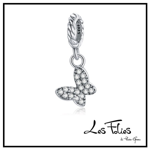 Charm pendente farfalla - charm,